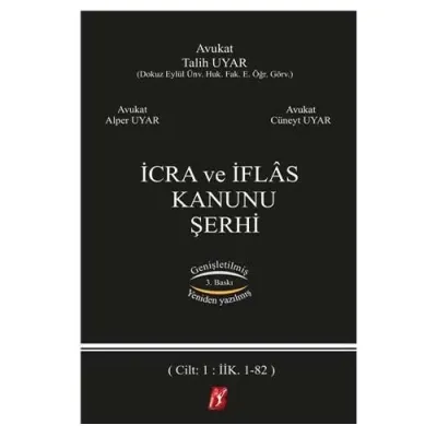 İcra ve İflas Kanunu Şerhi 3 Cilt 3.BASKI