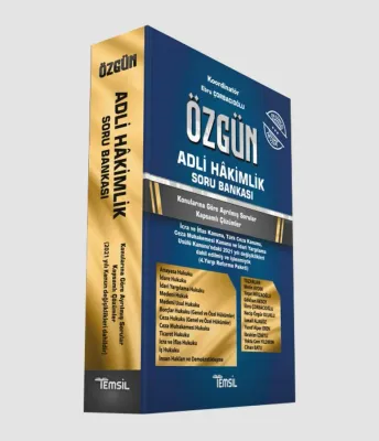 Özgün Adli Hâkimlik Soru Bankası 2021 Metin Aydın