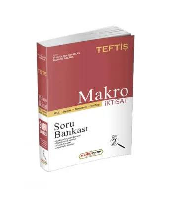 TEFTİŞ KPSS Makro İktisat Cilt 2 Soru Bankası %25 indirimli Muhittin A