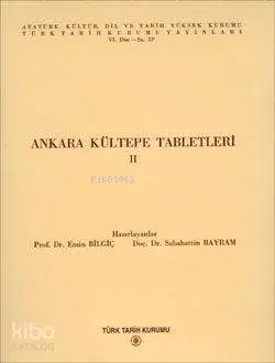 Ankara Kültepe Tabletleri Iı