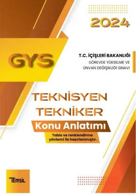 Teknisyen-Tekniker Ünvanı Konu Anlatımı Sami Sönmez Teknisyen-Tekniker Ünvanı Konu Anlatımı Sami Sönmez