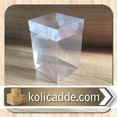 Şeffaf Asetat Kutu 5x5x12 cm Otomatik