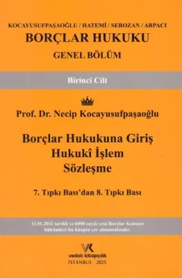 Borçlar Hukuku Genel Bölüm Cilt - 1