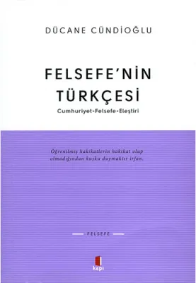 Felsefe'nin Türkçesi