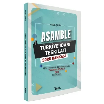 Asamble Türkiye İdari Teşkilatı;Çözümlü Soru Bankası