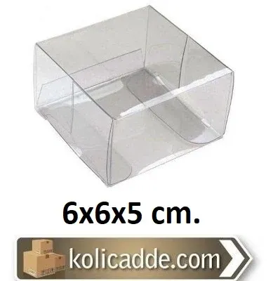 Kare Küp Asetat Kutu 7x7x7 cm.