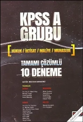 KPSS A Grubu Tamamı Çözümlü 10 Deneme