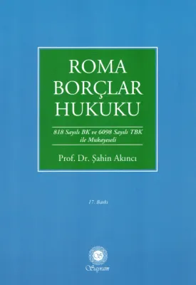 Roma Borçlar Hukuku 15 Baskı