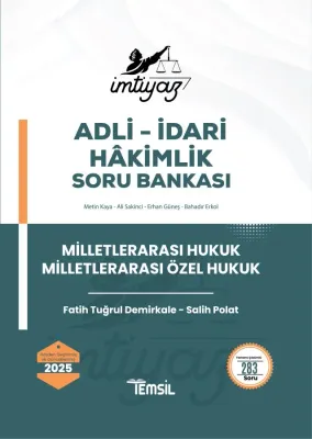 İMTİYAZ Milletlerarası Hukuk - Milletlerarası Özel Hukuk Soru Bankası 