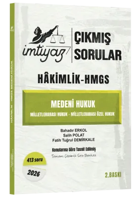 İmtiyaz Medeni Hukuk Milletlerarası Hukuku - Milletlerarası Özel Hukuku - Çıkmış Sorular