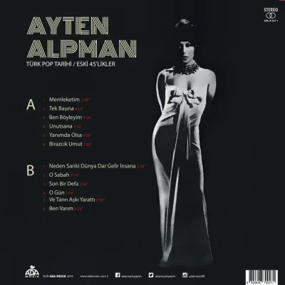 Ayten Alpman - 12 Hit Şarkı LP