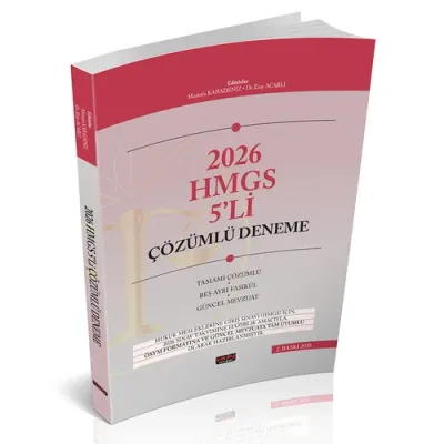 HMGS 5'li Çözümlü Deneme Sınavı 2026 2.BASKI