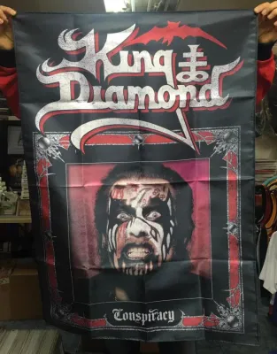 King Diamond - Conspiracy Flag/Poster King Diamond - Conspiracy Flag/Poster