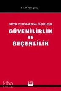 Sosyal ve Davranışsal Ölçümlerde