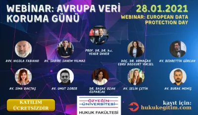 Avrupa Veri Koruma Günü Webinarı Video Kaydı