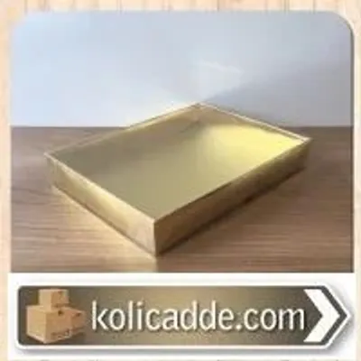 Gold Asetat Kutu 25x30x5 cm