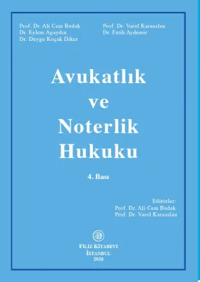 Avukatlık Ve Noterlik Hukuku Ali Cem Budak