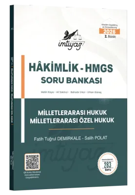 İMTİYAZ Milletlerarası Hukuk - Milletlerarası Özel Hukuk Soru Bankası