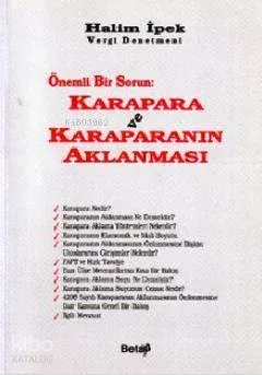 Karapara ve Karaparanın Aklanması