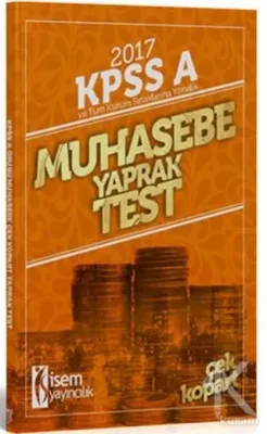 2017 KPSS A Grubu Muhasebe Çek Kopart Yaprak Test