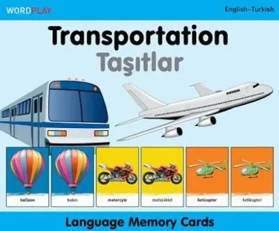 Language Memory Cards – Transportation (English–Turkish) %40 discount 