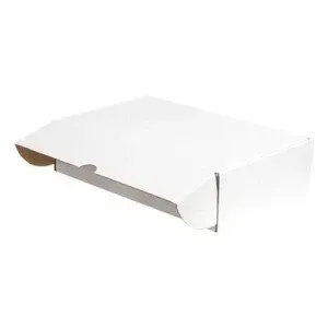 Kilitli Beyaz Karton Kutu 39,5x31x6,5 cm.