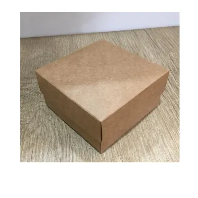 Karton Kapaklı Kraft Kutu 10x10x5 cm Karton Kapaklı Kraft Kutu 10x10x5 cm