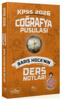 KPSS Coğrafya Pusulası Ders Notları