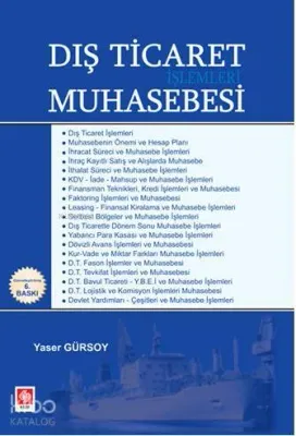Dış Ticaret İşlemleri Muhasebesi