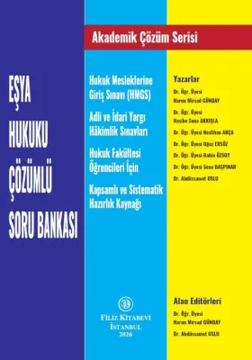 Eşya Hukuku Çözümlü Soru Bankası