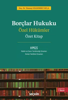 Borçlar Hukuku Özel Hükümler – Özet Kitap