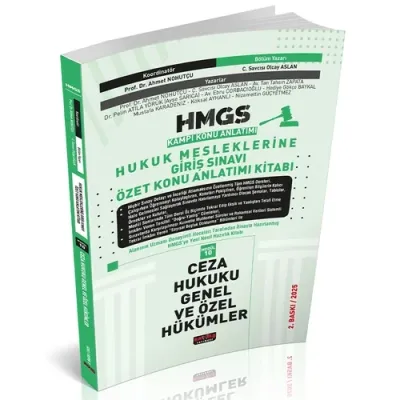 HMGS Özet Konu Anlatımı Ceza Hukuku 2.BASKI