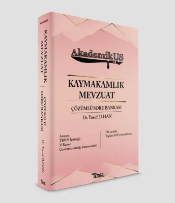 Akdemikus Kaymakamlık Mevzuat Çözümlü Soru Bankası