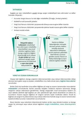 Vergi Hukuku- Vergi Usul Hukuku- Türk Vergi Sistemi Emek Özkan Vergi Hukuku- Vergi Usul Hukuku- Türk Vergi Sistemi Emek Özkan