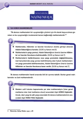 KARAR Medeni Usûl Hukuku Konu Anlatımı Kitabı Sertkan Erdurmaz KARAR Medeni Usûl Hukuku Konu Anlatımı Kitabı Sertkan Erdurmaz
