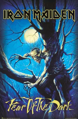 Iron Maiden - Fear Of The Dark Poster (Lütfen Ürün Açıklamasını Okuyunuz!)