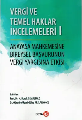 Vergi ve Temel Haklar İncelemeleri 1