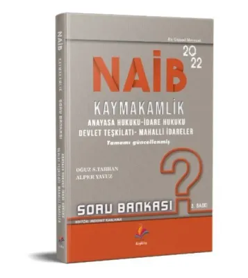 NAİB Kaymakamlık Hukuk Çözümlü Soru Bankası 2022 Soysal Aygün