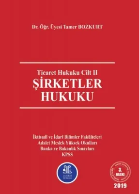 Şirketler Hukuku Tamer Bozkurt