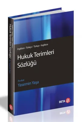 Hukuk Terimleri Sözlüğü; (İngilizce - Türkçe / Türkçe İngilizce)