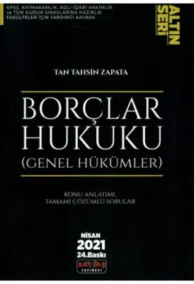 Borçlar Hukuku (Genel Hükümler) (Altın Seri)