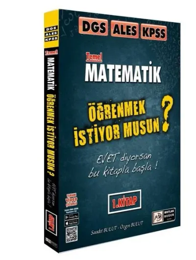 DGS ALES KPSS Temel Matematik Video Çözümlü Soru Bankası 1. Kitap