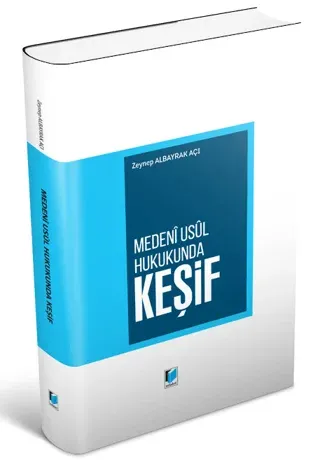 Medeni Usul Hukukunda Keşif (Ciltli)