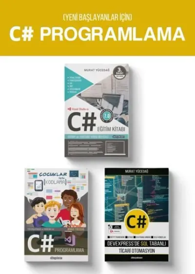 Yeni Başlayanlar için C# Programlama (3 Kitap Takım)