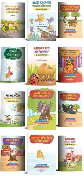 Sevimli Hayvanlar Hikaye Seti (8 Kitap Takım)