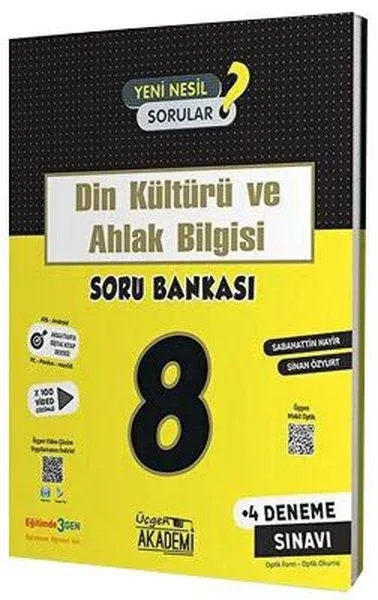 8.Sınıf LGS Din Kültürü ve Ahlak Bilgisi Soru Bankası