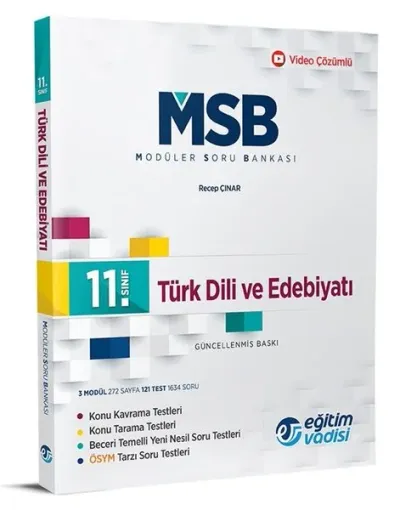 11.Sınıf Türk Dili Ve Edebiyatı Msb Modüler Soru Bankası