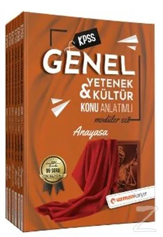 2021 KPSS Genel Yetenek ve Kültür Konu Anlatımlı Modüler Set (6 Kitap)