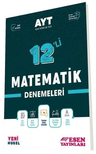 2022 AYT Matematik 12'li Deneme