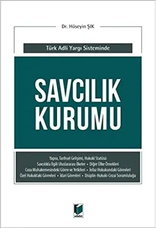 Savcılık Kurumu (Türk Adli Yargı Sisteminde)